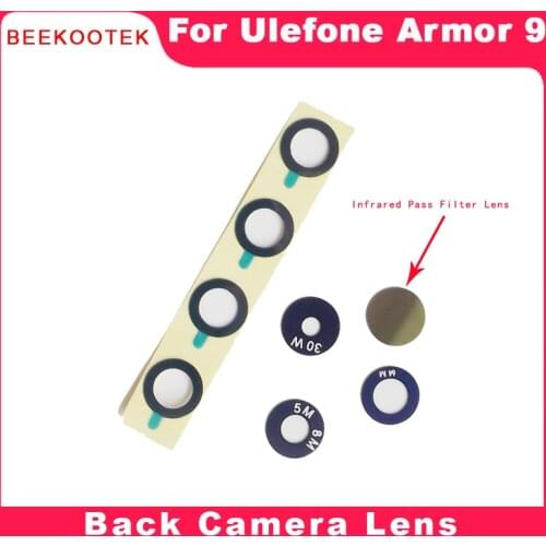 New Original Ulefone Armor 9 Infrared Pass Filter Lens Rear Camera Lens Cover Sticker Repair Part Replacement For Armor 9 Phone