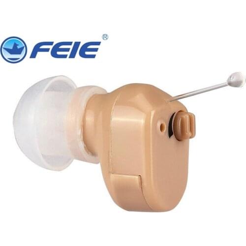 S-900A Hearing Aid Mini Fleshcolor Stealth Hearing Amplifier Portable Aids10A Battery Left Right help elderly people