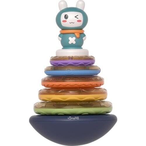 Stacking Rings – Ring Stacker for Babies – Baby Toys Non-Toxic – Early Development Toys