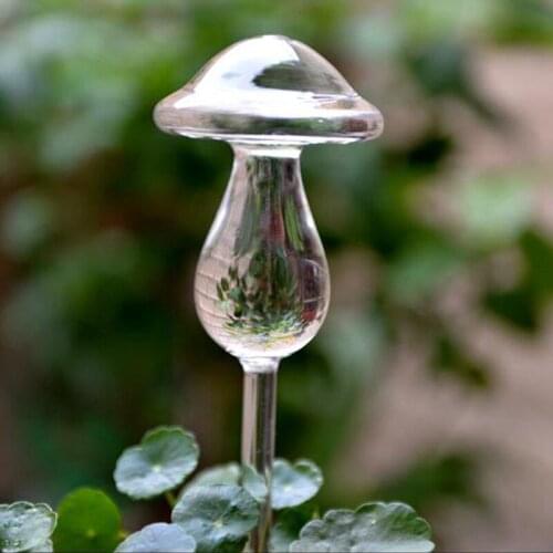 Glass Plant Flowers Water Feeder Automatic Self Watering Devices Bird Star Heart Design Plant Waterer