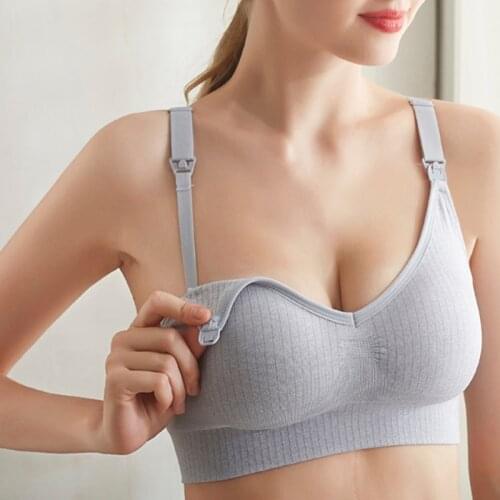 XL Wirefree Nursing Clothing Breastfeeding Bra for Pregnant Women Pregnancy Breast Sleep Underwear Soutien Gorge Allaitement
