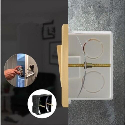 10pcs 86 Type Wall Switch Socket Mount Box Repair Tool Secret Stash Switch Cassette Repairer Support Rod Electrician Accessories