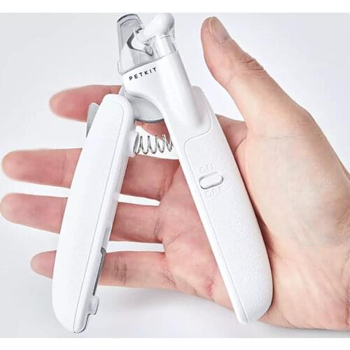 2021New Arrival Youpin Pet LED Nail Clipper Dog Cat Nail Toe Claw Scissors Electric Nail Trimmer Grooming Tools for Pet Supplies