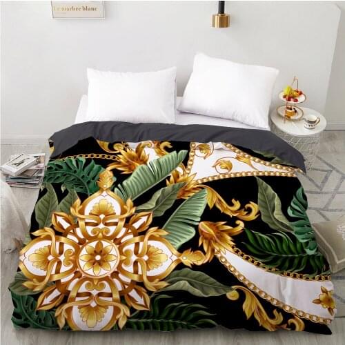 3D Duvet cover Quilt/Blanket/Comfortable Case Luxury Bedding 135 140x200 150x200 220x240 200x220 for Home Baroque flower
