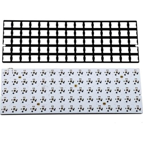 Free Shipping ID75 Idobe 75 Hotswap PCB Aluminum Plate Replacement For XD75 Cherry Kailh Gateron MX Switches Mechanical Keyboard