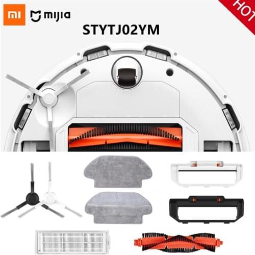 Original Xiaomi home sweeping and towing robot accessories stytj02ym filter screen side brush main brush cover mop support