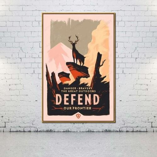 Artcozy Oil Canvas Painting abstract game posters For Home Decoration Wall Art