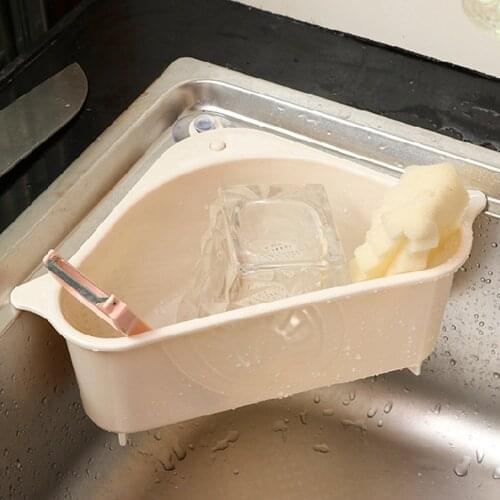 Household Kitchen Stand Water Basket Sink Stand Kitchen Tools Kitchen Supplies Dishcloth Storage Basket Strainer Basket