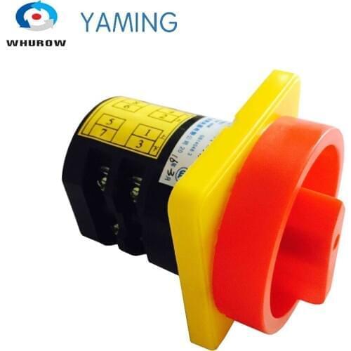 Chang over switch on off cam rotary universal switch padlock 2 position 2 level 380V 20A 4kw HZ5-20/4 L03GS
