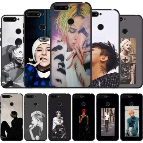 G-DRAGON black Silicone Phone Case For honor 30 20 Pro 8 8X 9 10 20 Lite Mate 10 20 30 Lite Pro cover