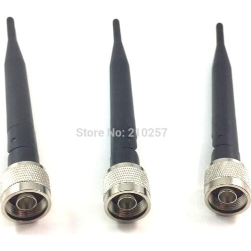 10pcs 2.4Ghz 5.8hz Dual-Band Wifi Antenna 5dbi Omni With N Male Connector 20.5cm Floding