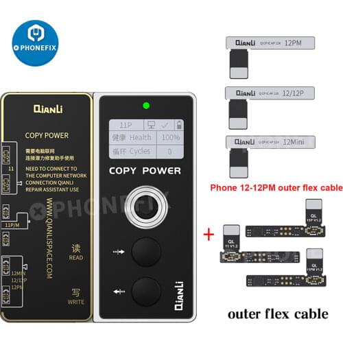 Qianli Copy Power Battery Data Corrector Flex Cable for iPhone 11-11Pro Max Battery Error Health Warnning Battery Pop Ups Widows