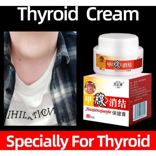 25g Thyroid Gland Bone Pain Relief Cream Treat Thyroid or Lympy Cause Neck Muscle Swelling Health Care Plaster