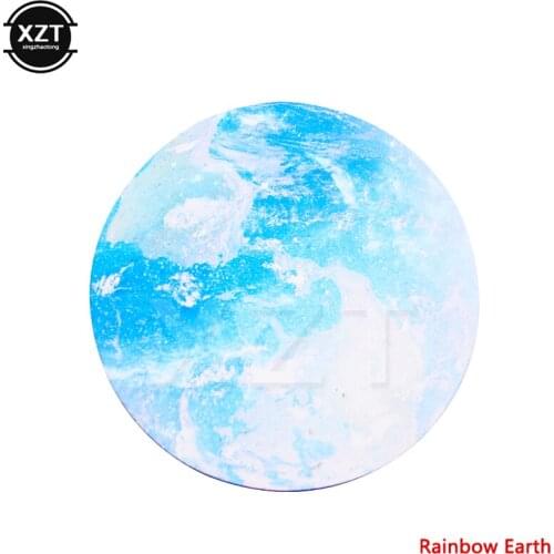 Small fresh & soft Planet Series Circular Mouse Pad With Style Earth/Venus/Mars/Mercury/Jupiter/Pluto/Rainbow moon/Black moon