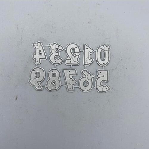 Metal Cutting Die Arabic Numerals Embossed Paper Card Album Craft Template Stencil Dies