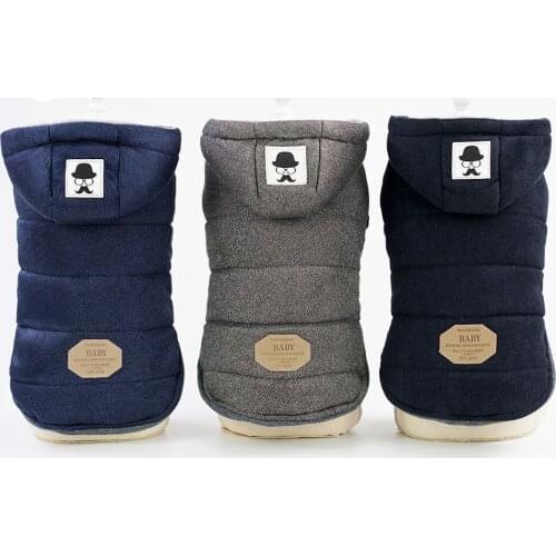 Dog Clothes Cotton Winter Thicken Jacket Coat Pet High Quality Clothing For Dogs Pet Hoodies Clothes For Small Dogs Accessories