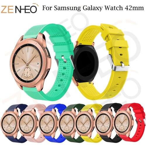 For Xiaomi Huami Amazift Bip Band Strap 20mm Silicone Replacement Watch Strap For Samsung Galaxy Watch 42mm sport Band Wrist