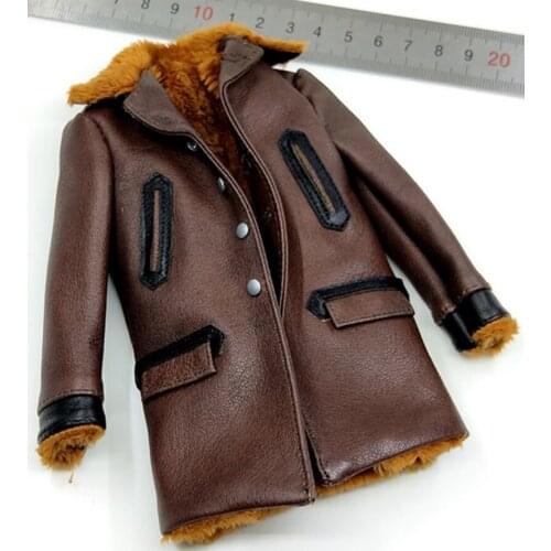 Alert Line AL100033 Scale 1/6 USA Destroyer Commander Red Leather Coat Dress Model For Mostly 12inch Doll Action Collectable