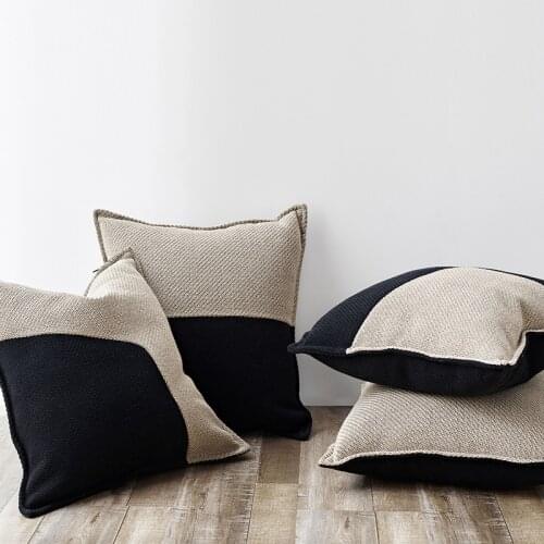 Nordic Simple Cotton Geometric Pillow Cojines Decorativos Para Sofa Bedside Pillow Cover