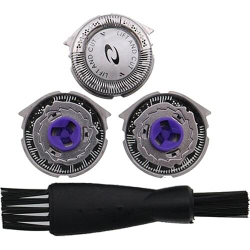 3pcs Shaver Razor Blades Heads Replacement for Philips HQ8 HQ6075 HQ7120 PT735 PT860 PT880 PT870 AT890 8895XL 8894XL 8892XL