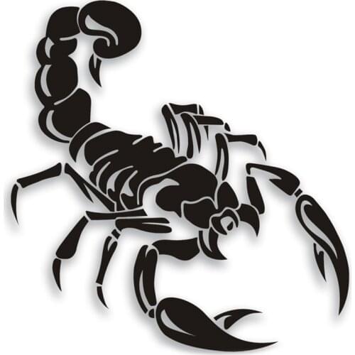 Creativity All Car Hot Selling 3D Cute Scorpion Auto Sticker PVC Customizable Colors Car Motorcycle Decoration Decal