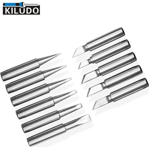 KILUDO 5 PCS Estação de solda universal 936, 900m-t-S3, 900m-t-K, 900m-t-2.4D, ferramenta de ponta de solda, ferro de solda