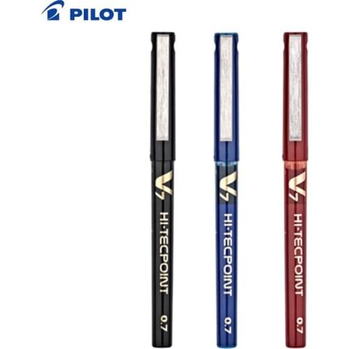 2019 Japanese Brand PILOT 6 Pieces BX-V7 Hi-Tecpoint water-based pen 0.7 mm Gel Pen V7 Disposable Pen Japan