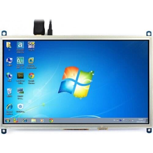 10.1 inch HDMI LCD Display Module Resistive Touch Screen 1024x600 Resolution Support RPI 3B 3B+ Raspberry Pi Zero Zero W WH
