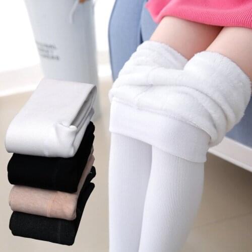 Winter Warm Kids Thicker Pantyhose Baby Girl Leggings Ballet Dance Children Velvet Solid color Pantyhose