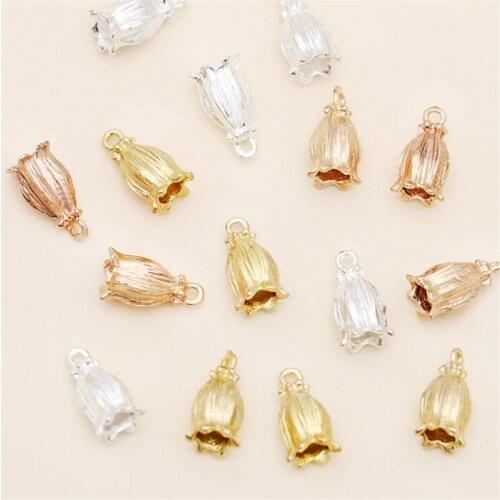 SIXTY TOWFISH 10 Pieces DIY Jewelry Accessories Bridal Headwear Antique Hairpin Fringed Tray Material Alloy Flower Hat