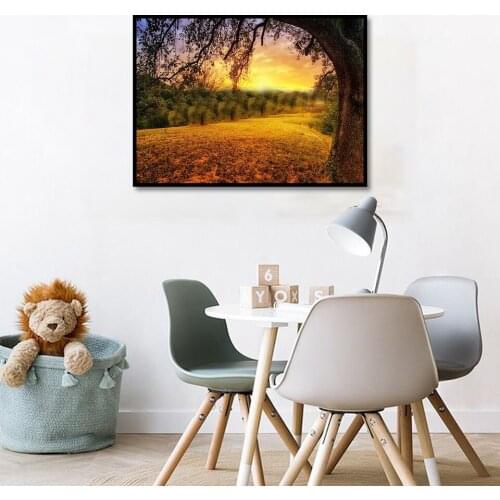 30x40 Diy Diamond Painting 5d for Home Decor , Living Room Decoration ，Forest