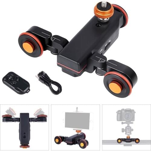 Wireless Electric Camera Slider Motorized Photography Moving Car Dolly Portable Chargable for SLR Camera Smartphone DV