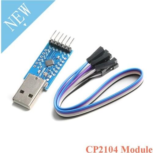 CP2104 Module USB 2.0 to TTL UART 6Pin Module Serial Converter STC Downloader 3.3V/5V For Arduino with Brush Machine Line Cable