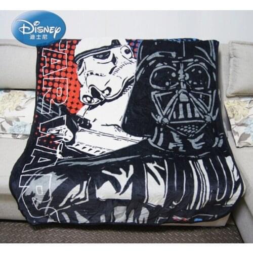 Disney Star Wars Avengers Throw 120x150cm Fuzzy Coral Fleece Blanket for Boys Children Bedspread Birthday Gift