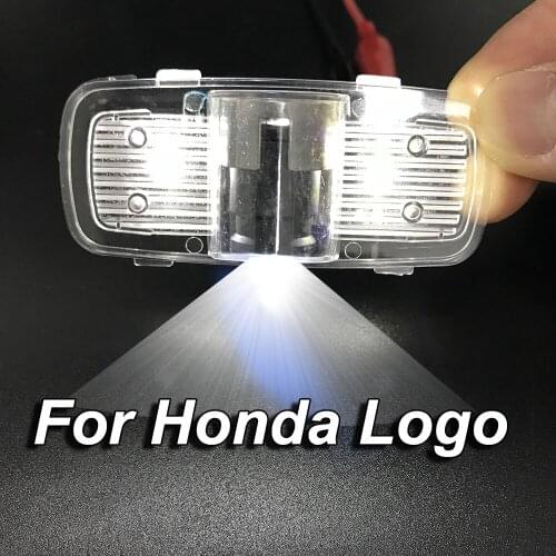 1-5 Pair For Honda Logo Car Door LED Emblem Light For Accord Pilot Crosstour Accessories Welcome Laser Projector Ghost Shadow