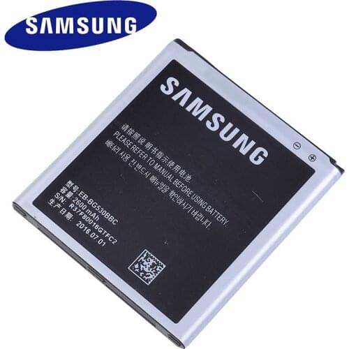 For Galaxy Grand Prime J3 2016 EB-BG531BBE G530 G531F G530H G530F Original Samsung Phone Battery EB-BG530CBU EB-BG530CBE 2600mAh