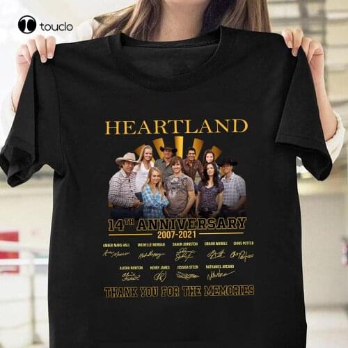Heartland 14Th Anniversary Characters Fan Gift Unisex T Shirt Cotton S-3Xl Black