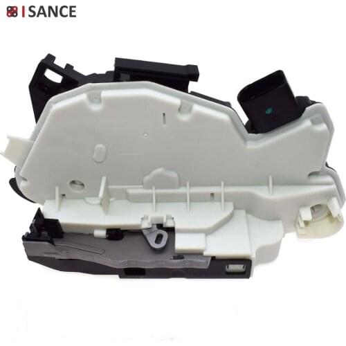 ISANCE Front Left Door Lock Actuator Latch For VW Tiguan CC Passat CC Scirocco Audi A1 Seat Skoda Ibiza IV Fabia II Superb II