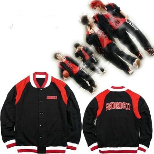 Slam Dunk Shohoku Hanamichi Sakuragi embroidery coat jacket Cosplay Costume