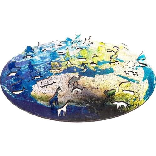 Moon Earth Puzzle Game Toys For Adults Kids Gifts Assembling Educational Puzzles Games Jigsaw Parent-child Toys Interactive G8R2