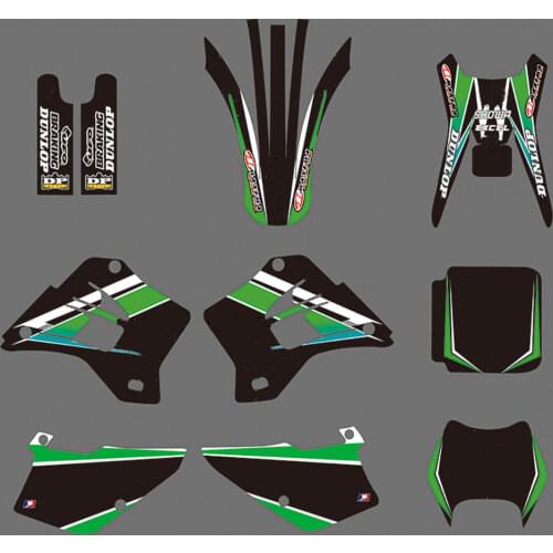 3M Stickers Customized Graphics Decals For Kawasaki KDX200 KDX220 KDX 200 220 1995 1996 1997 1998-2003 2004 2005 2006 2007 2008