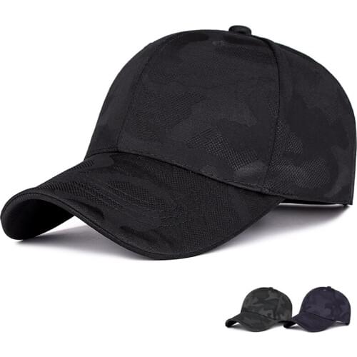 Spring and autumn new camouflage baseball cap outdoor leisure simple visor male and female golf hatlight board camouflage cap