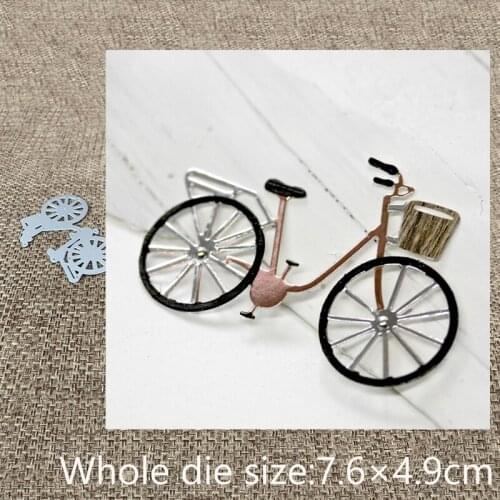 New Design Craft Metal die cuts Cutting Die bicycle decoration background scrapbooking Album Paper Card Craft Embossing die cuts