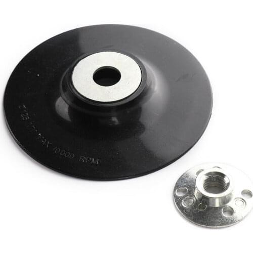 125mm Rubber Backing Pad M14 Fit 5 Inch Fibre Discs Use On Angle Grinder Props