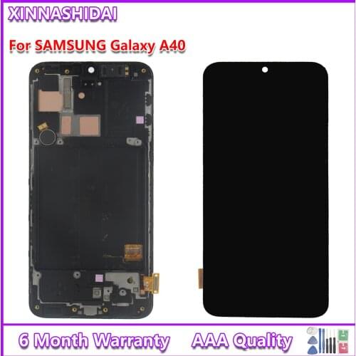 For Samsung galaxy A40 A405 A405F LCD Display Touch LCD Display Assembly Replacement Parts