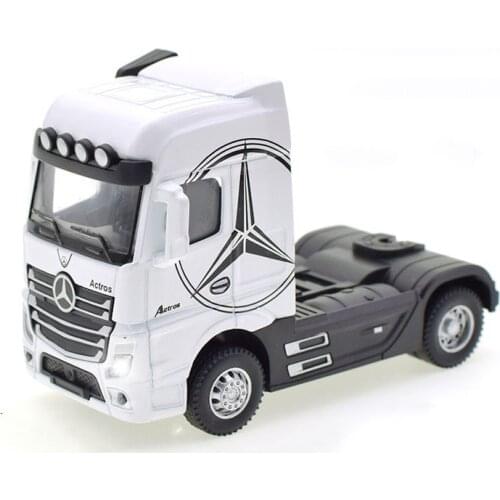 Welly 1:36 Scale Engineering Transport Tractor Container Container Truck Alloy Car Model Collectible Decoration Gift Toy Car