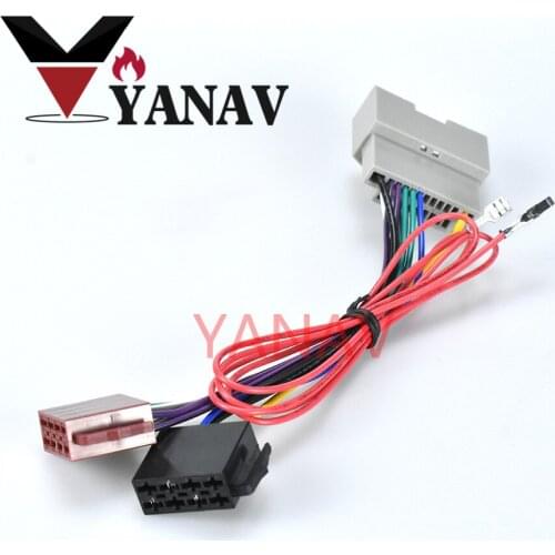 12-034 ISO RADIO ADAPTER CABLE FOR CHRYSLER 2008+/DODGE 2008+/JEEP Wrangler 2007