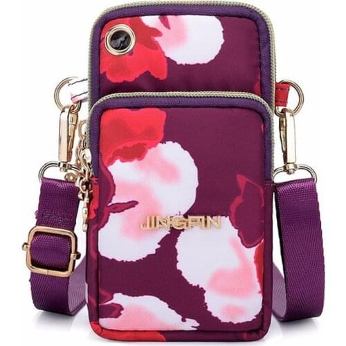 2021 New Girl Mobile Phone Bag Coin Purse Sports Sling Bag High-quality Female Diagonal Bag Free Shipping 7 Color