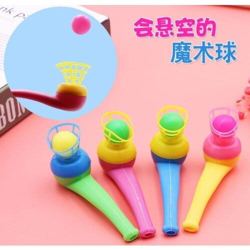 6pcs Suspended Floating Blow Ball Board Game Balance Training Toys Interesting Childrens Toys