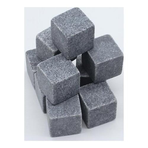 Free shipping whiskey stones w/velvet bag, creative gift for wine lovers, whisky rock stone LX6282